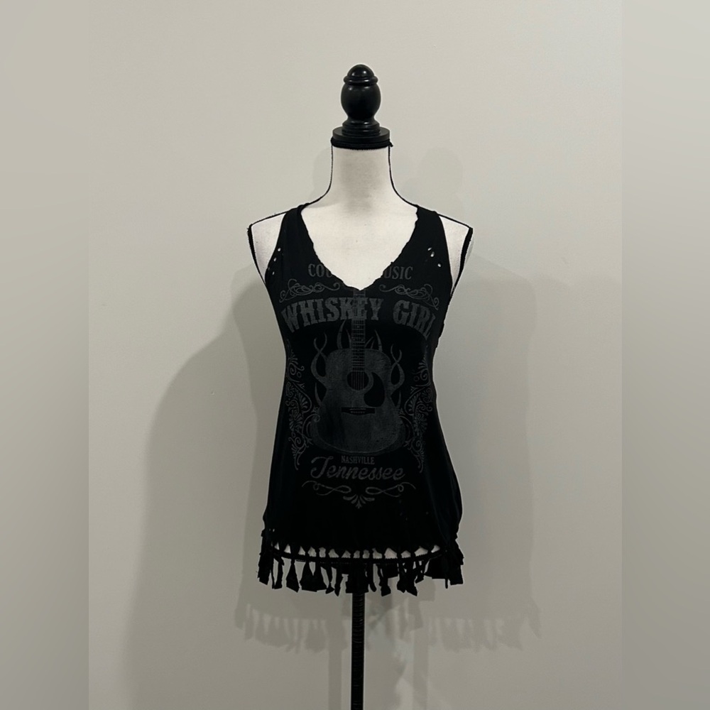 Whiskey Girl Nashville Distressed Tank